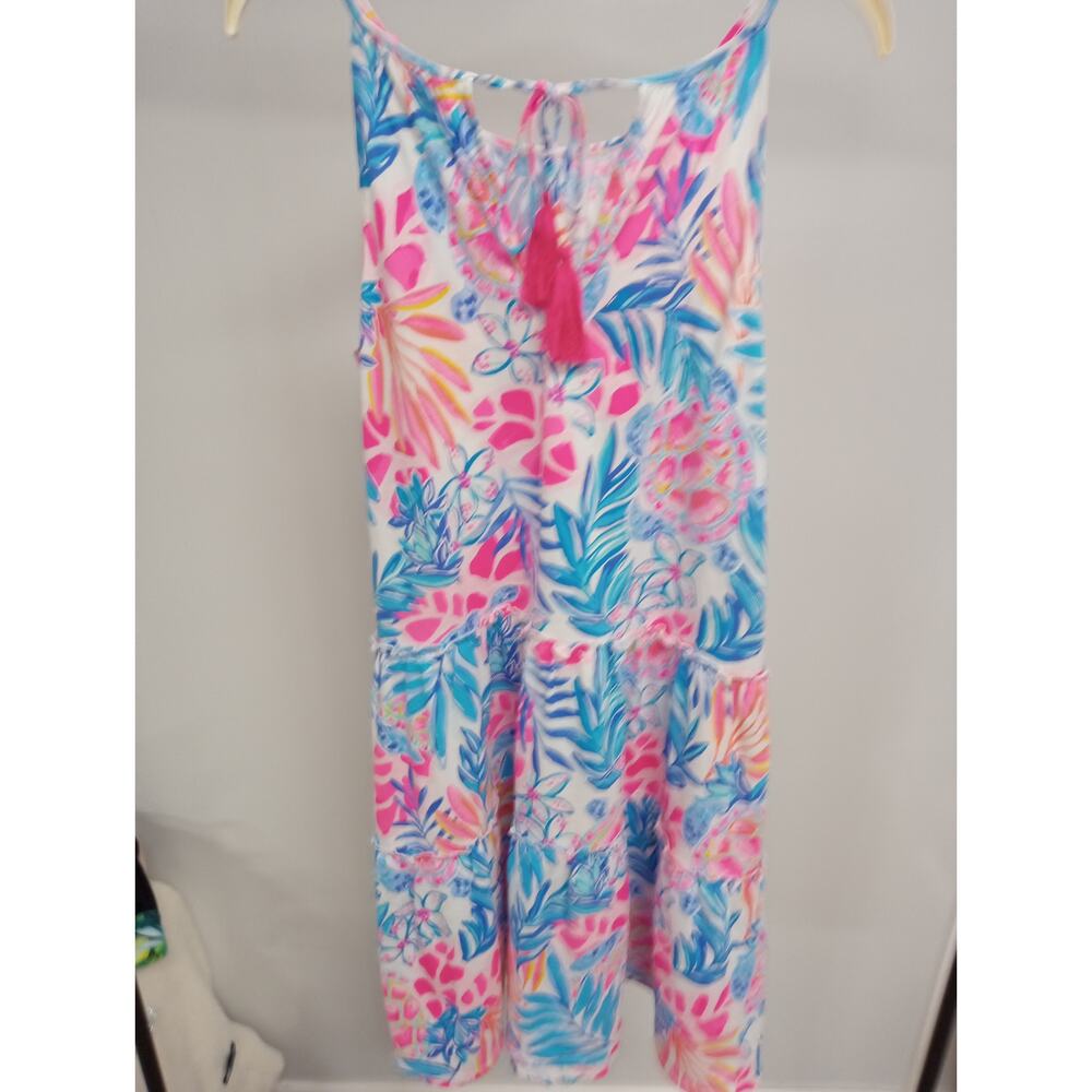 Lily Pulitzer Sundress Strappy Dress Sz M Med 0256
